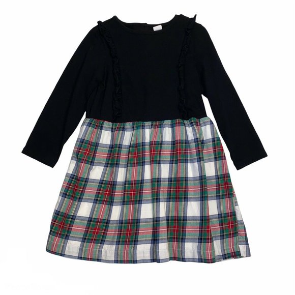GAP Other - Gap Baby Kids Plaid Christmas Black Girls Dress 5